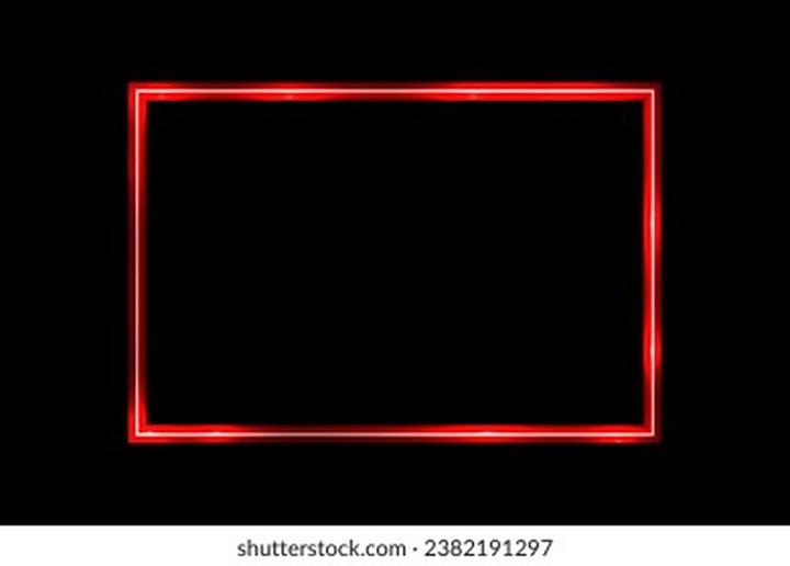 Neonowy czerwony trend