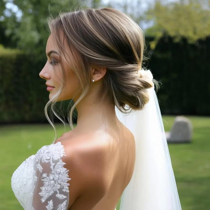 Upięcie trenu sukni ślubnej