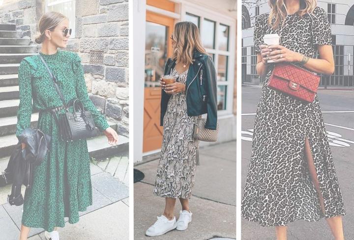 Buty do srebrno-czarnej sukienki