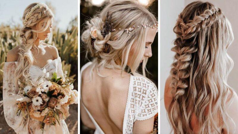 Fryzury boho na co dzień