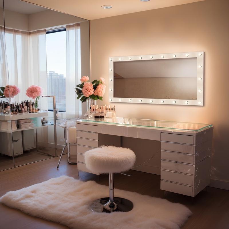 Światło w makijażu