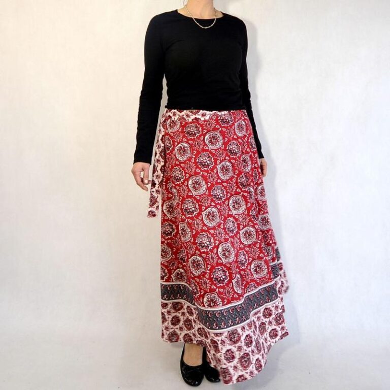 Stwórz swoją idealną spódnicę kopertową: proste kroki i szyciowe tajniki