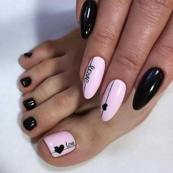 Inspiracje na Walentynki manicure