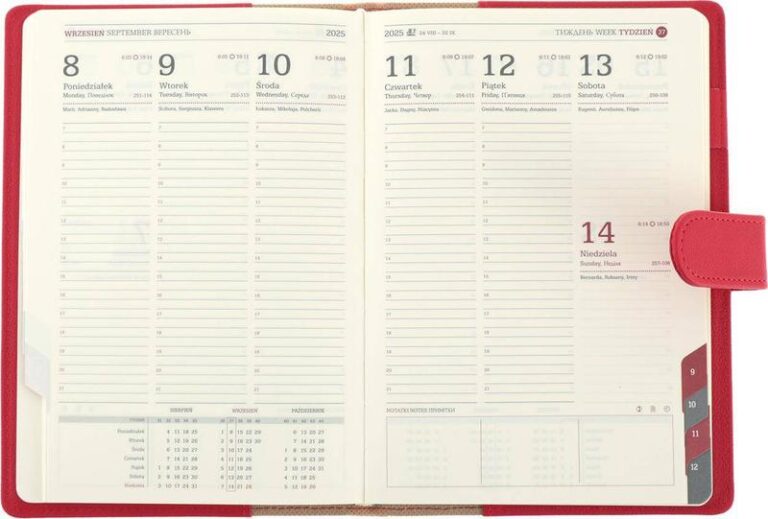 Kalendarz A5 – Dlaczego warto go wybrać? Oto główne zalety!