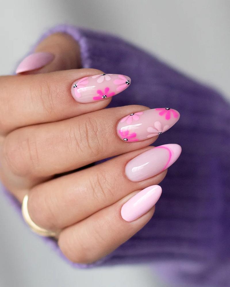 Paznokcie hybrydowe wiosna 2024